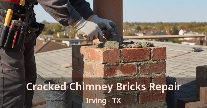 Cracked Chimney Bricks Repair Irving - TX