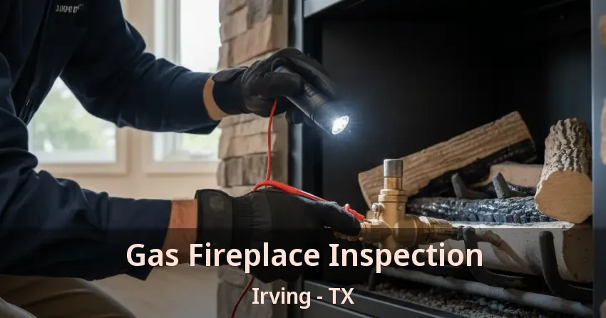 Gas Fireplace Inspection Irving - TX
